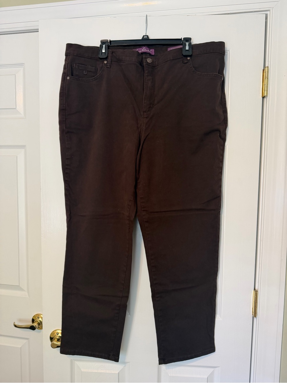 Gloria Vanderbilt Amanda jeans brown 20W